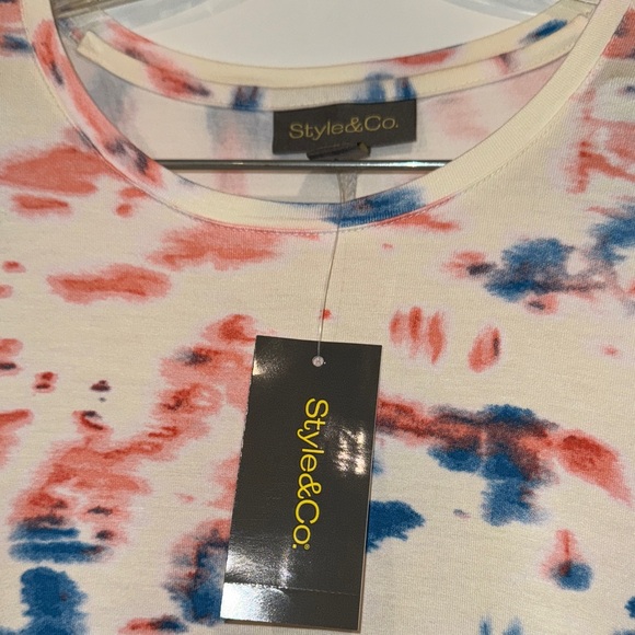 Style & Co Tie Dye Flip Flop Casual Dress Size Small NWT - Picture 3 of 6